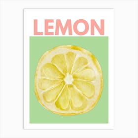 Lemon Kitchen Illustration Art Print