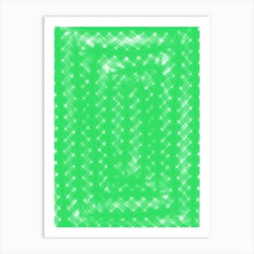 Abstract Green Background Art Print