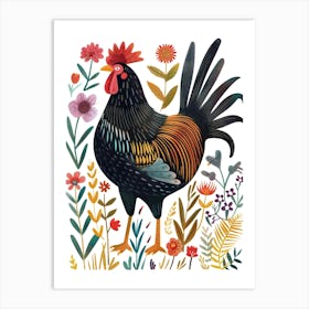 Rooster 5 Art Print