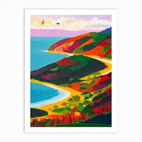 Tayrona National Park 1 Colombia Abstract Colourful Art Print