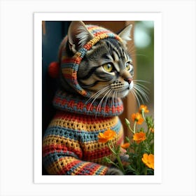 Cute Cat 7 Art Print