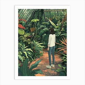 In The Garden Denver Botanical Gardens 3 Art Print