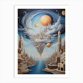 City Of The Gods Art Print