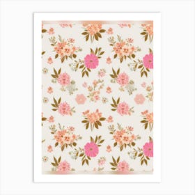 Floral Pattern 9 Art Print