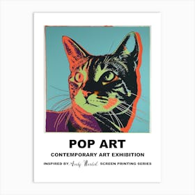 Cat Pop Art 2 Art Print