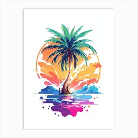 Palm Tree Art Print