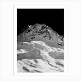 Snowy Mountain 1 Art Print