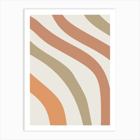 Abstract Stripes Art Print