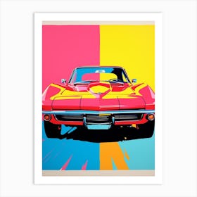 Classic Car Pop Art 2 Art Print