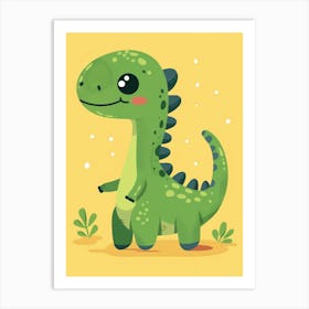 Cute Dinosaur 4 Art Print