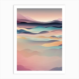 Abstract Landscape 3 Art Print