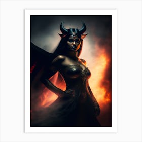 Devil Woman Art Print