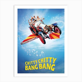 Chitty Chitty Bang Bang, Wall Print, Movie, Poster, Print, Film, Movie Poster, Wall Art, Art Print