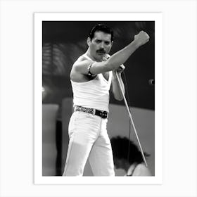 Freddie Mercury And Queen Art Print