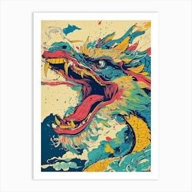 Dragon Painting Art Print