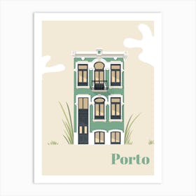 Porto Building Art Print