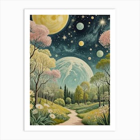 Cosmic Landscape Art Print