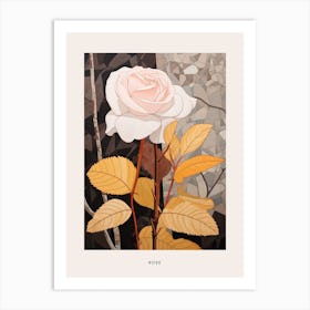 Flower Illustration Rose 4 Poster Art Print