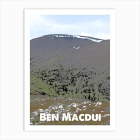 Ben Macdui, Mountain, UK, Munro, Nature, , Scottish Highlands, Grampians, Climbing, Wall Print, Art Print