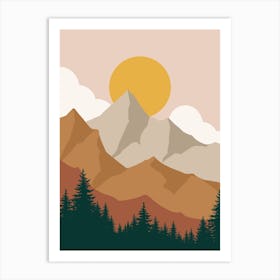 Mountain Landscape 11 Art Print