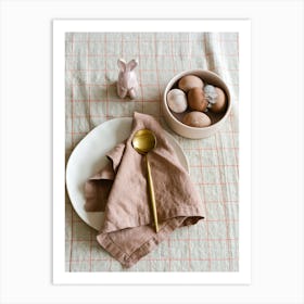 Easter Table Setting 13 Art Print