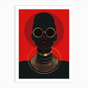 African Woman 72 Art Print