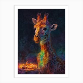 Giraffe 88 Art Print