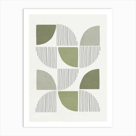 Abstract Geometric Pattern Art Print