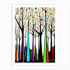 Forest Park - Forest Valley Art Print