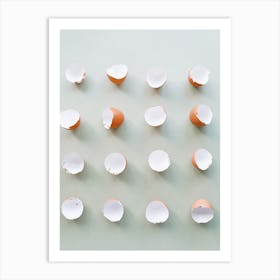 Broken Egg Shells Art Print