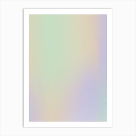 Pastel Rainbow Background Art Print