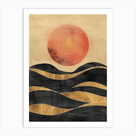 Sunset Over The Ocean 31 Art Print