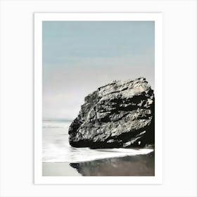 Rock On The Beach 1 Art Print