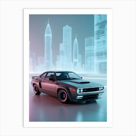 Futuristic Car 6 Art Print