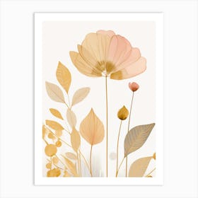 Golden Poppies Art Print