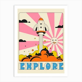 Explore Art Print