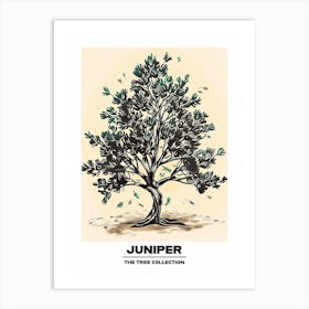 Juniper Tree Storybook Illustration 3 Poster Art Print