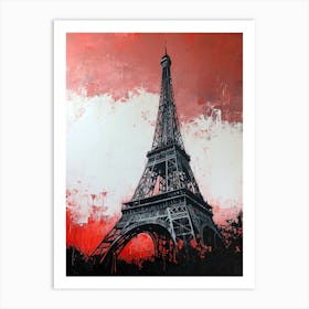 Eiffel Tower, Minimalism Art Print