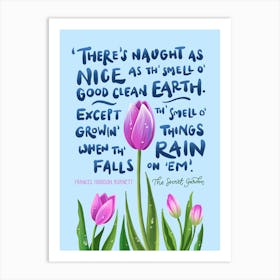 Secret Garden Quote Art Print