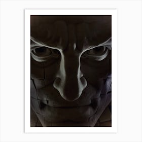 Face Of A Man Art Print