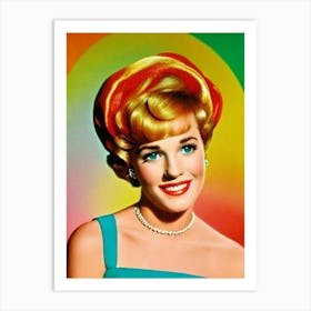 Julie Andrews Colourful Pop Movies Art Movies Art Print