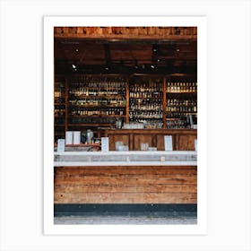 Dinner Abstract Store Blank Rustic Wooden Eatery Product People Banner Decoration Shelf 2 Art Print