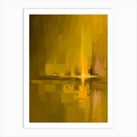 Golden Light Canvas Print Art Print