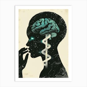 Brain Art Print