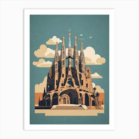 Sagrada Familia Barcelona Art Print