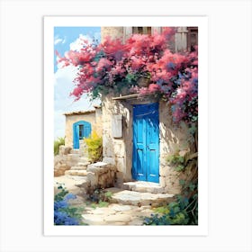 Blue Door Art Print