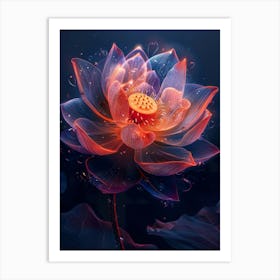 Lotus Flower 60 Art Print