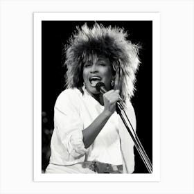 Tina Turner Preforms At Castle Farms Music Theater Art Print