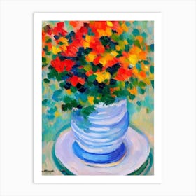 Montipora Matisse Inspired Flower Art Print