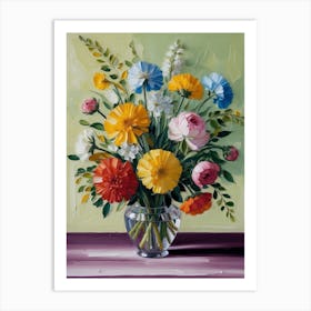 Flowers In A Vase 48 Art Print